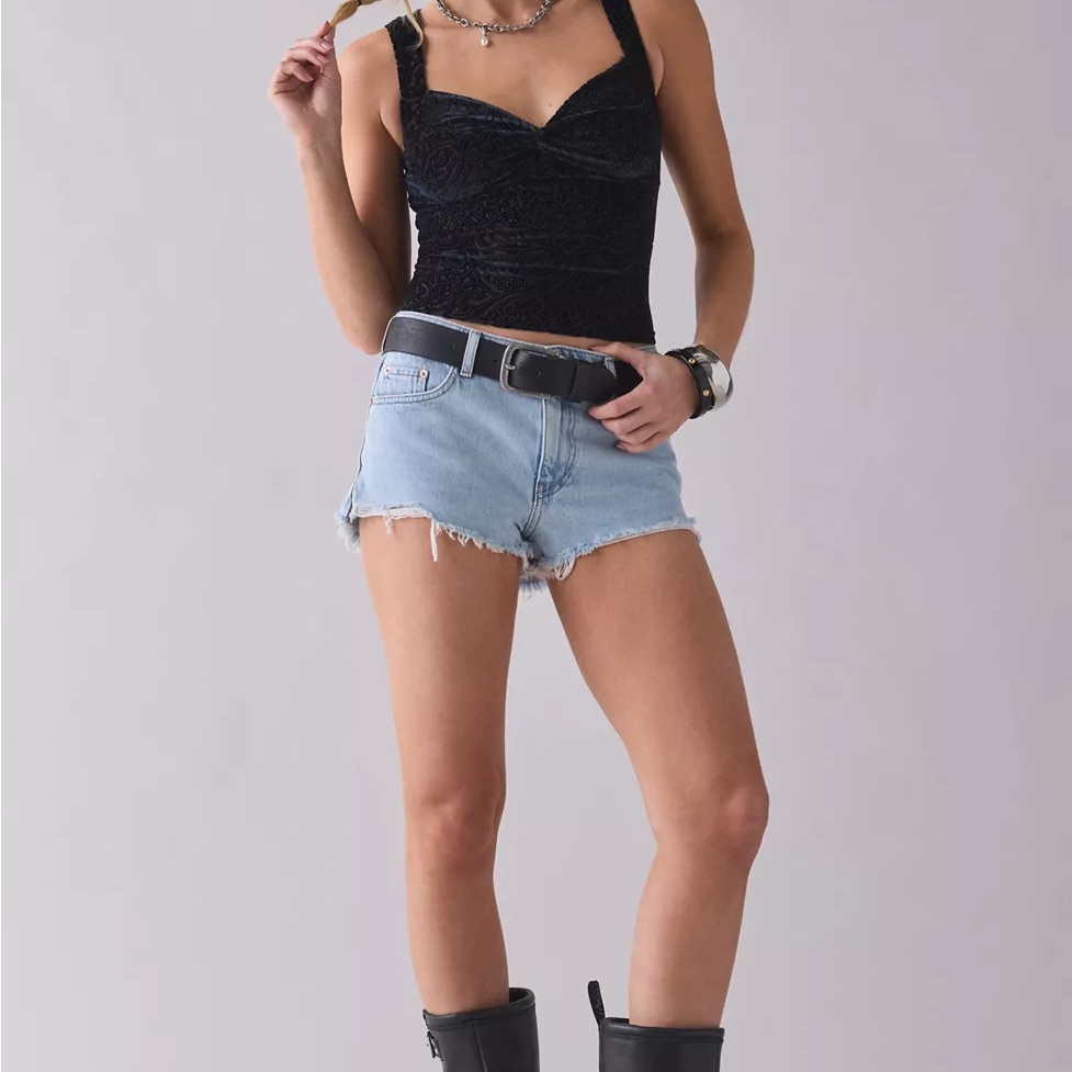 Bdg Georgie Denim Cutoff Shorts